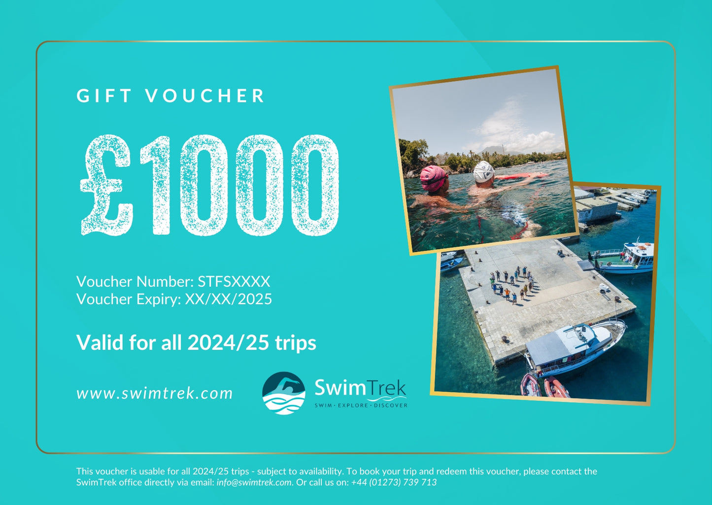 SwimTrek Holiday Gift Cards
