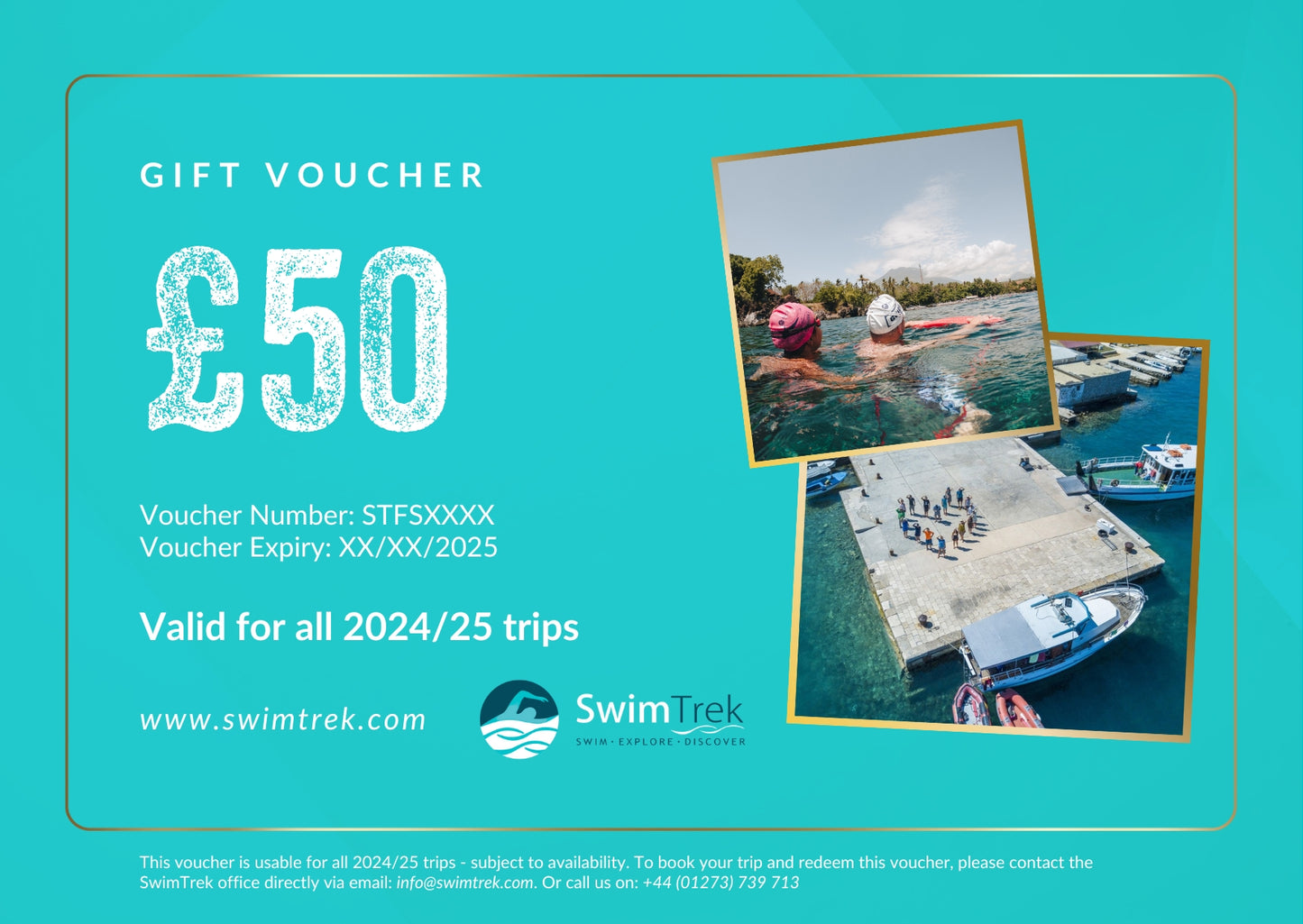 SwimTrek Holiday Gift Cards