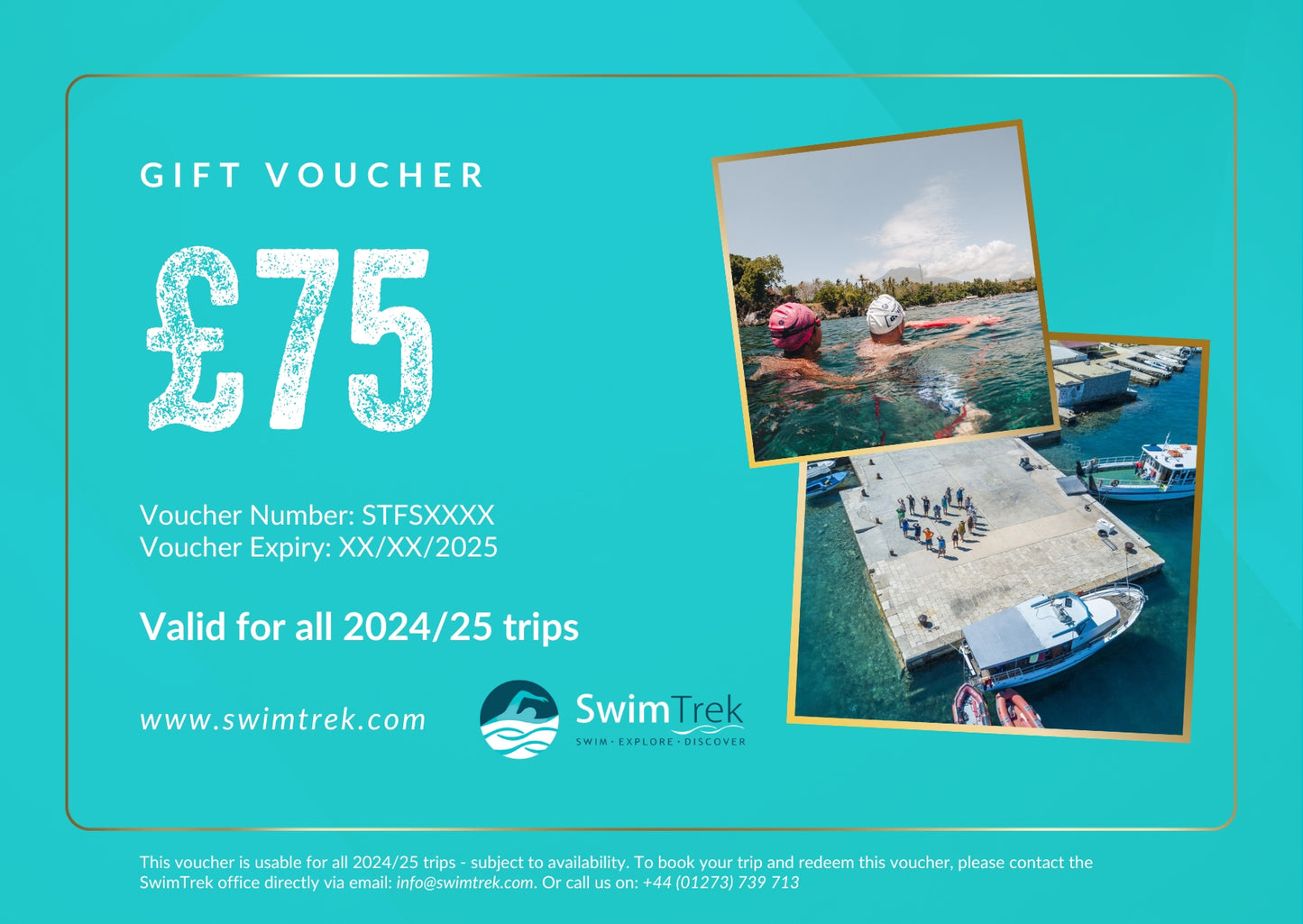 SwimTrek Holiday Gift Cards