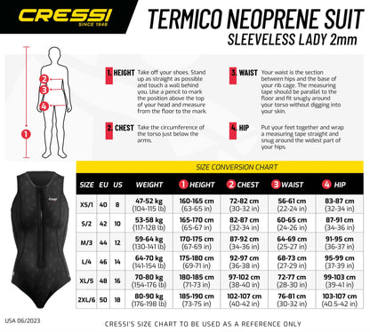 Cressi | Termico Shorty Swimsuit | Womens
