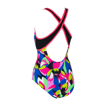 Zoggs Flourish Pink Women's Crossback Swimsuit