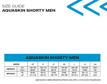 Aquasphere | Open Water Wetsuit | Aquaskin Shorty V3 | Mens