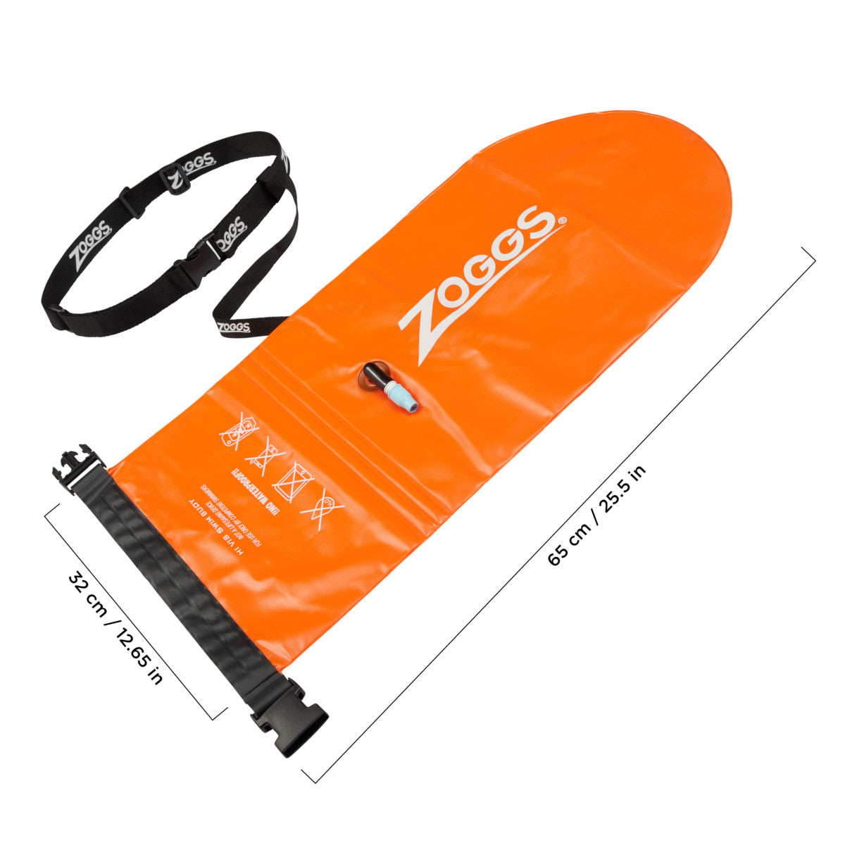 Zoggs Orange Hi Visibility Swim Buoy