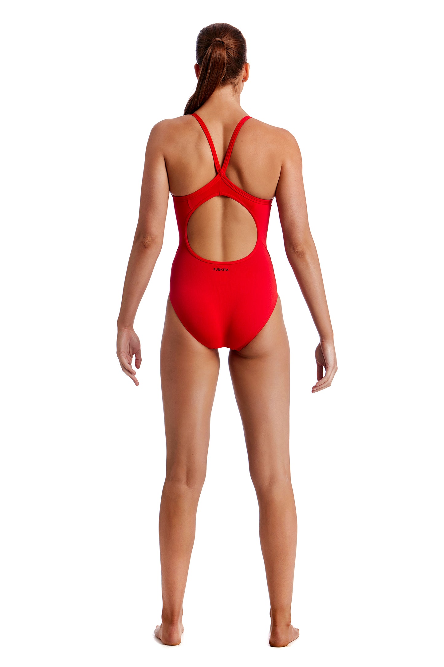 Funkita Still Red Women's Diamond Back One Piece