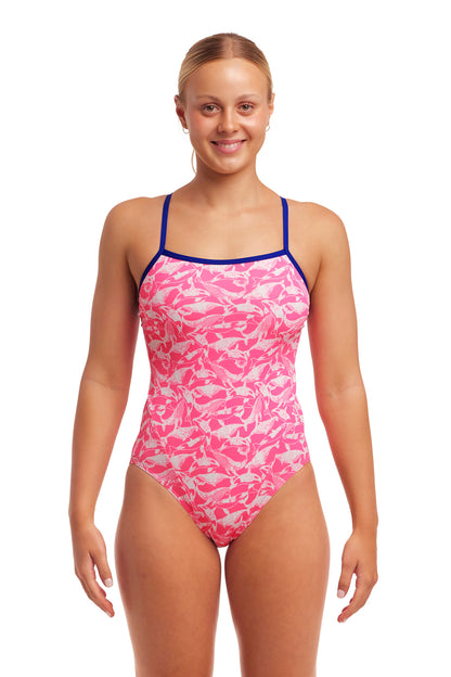 Funkita Beached Bae Women's Single Strap One Piece