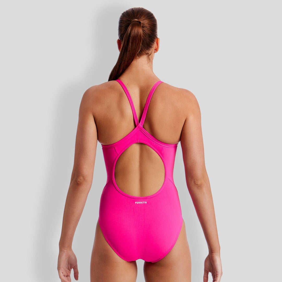 Funkita Still Pink Women's Diamond Back One Piece